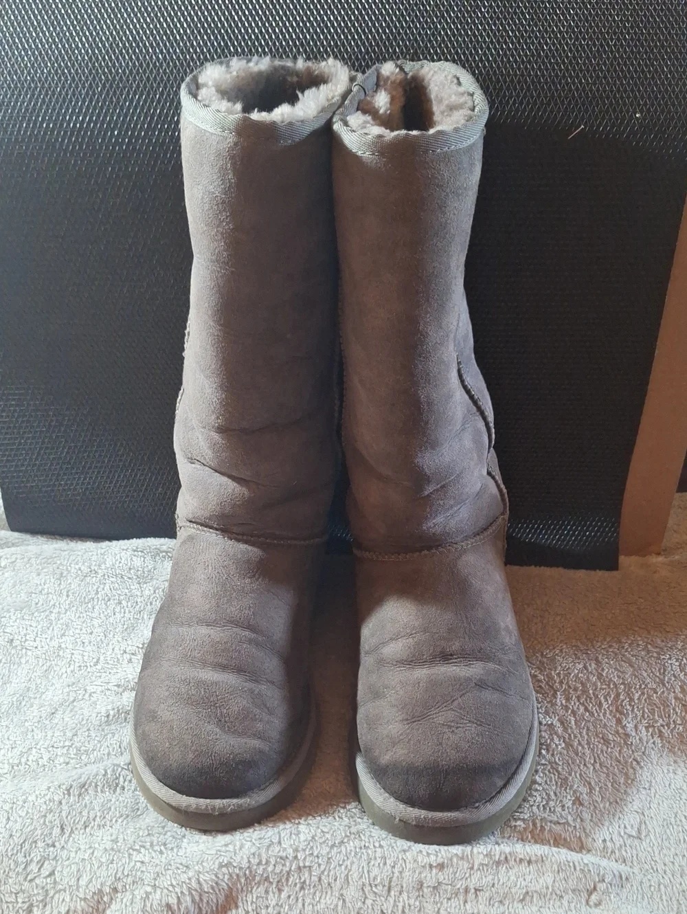Ugg's Women's Cozy Shearling-Lined Winter Boots - Grey